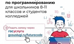 «Код будущего»: на Госуслугах стартовал приём на бесплатные курсы программирования