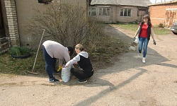 В канун весенних праздников организовано мероприятие «Чистый четверг»