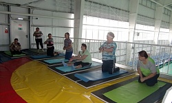 Серебряными волонтерами проведено очередное мероприятие по формированию здорового образа жизни – физкультурные занятия 