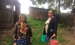 Серебряными волонтерами проведена  очередная акция по оказанию социально-бытовой помощи гражданам пожилого возраста